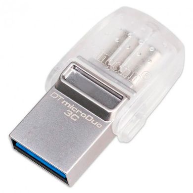 Флеш-накопичувач Kingston USB 3.0 DT MicroDuo 3C 2in1 64Gb Флешка з роз'ємом Type-C/USB3.1