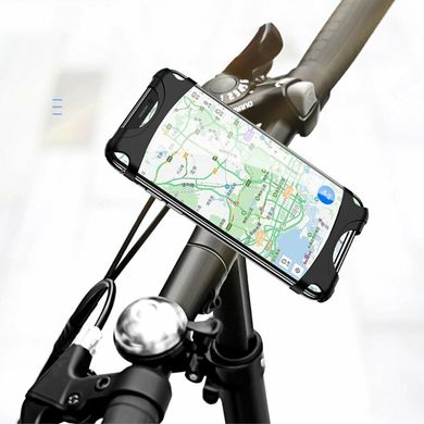 Держатель для телефона на велосипед мопед мотоцикл коляску USAMS US-ZJ053 |4-6"| Black