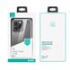 Чохол прозорий USAMS Glass Back Case для iPhone 13 Pro 6.1" Minni Series US-BH762