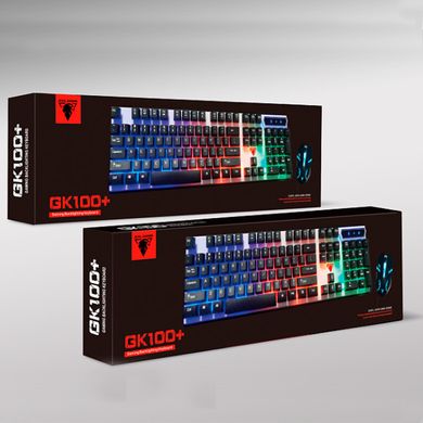 Ігрова клавіатура і миша Jedel GK100 з RGB подветкой комплект дротова комп'ютерна