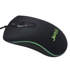 Миша ігрова комп'ютерна JEDEL M80 з RGB підсвічуванням USB геймерская, дротова black