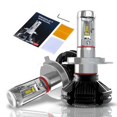 Светодиодные автомобильные лампы X3 LED Headlight H1 6000 Лм / 50 Вт комплект автомобильных светодиодных ламп