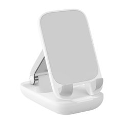 Держатель для телефона и планшета Baseus Seashell Series универсальная подставка для смартфона White