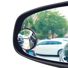 Дополнительное автомобильное зеркало для слепых зон боковое XO CZ005 Black