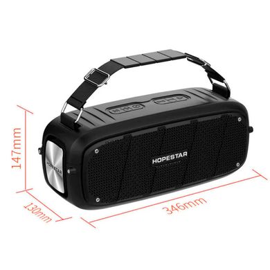 Портативна бездротова колонка Hopestar Original A20 SUPPER BASS Bluetooth Speaker Black