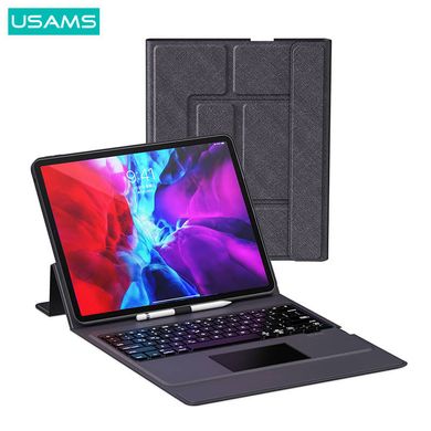 Чохол-клавіатура з тачпадом USAMS Smart Touch Control Keyboard Cover Winz Series обожка для iPad Pro 2020 11" US-BH685 | BT5.1, 350Hours | Чорний