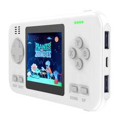 Портативная игровая ретро приставка консоль G-416 Game Box + Power Bank 8000mAh 416 игр White