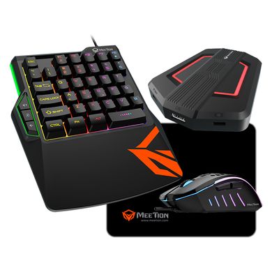 Набір Combo MeeTion Gaming 4in1 Keyboard/Mouse/MousePad/Console MT-C0015