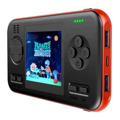 Портативная игровая ретро приставка консоль G-416 Game Box + Power Bank 8000mAh 416 игр Black-orange