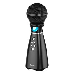 Микрофон Bluetooth караоке с колонкой Hoco BK6 Black