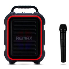 Колонка портативная беспроводная с микрофоном Bluetooth REMAX Song K Outdoor Portablae RB-X3 акустика - караоке чемодан