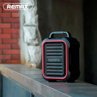 Колонка портативна бездротова з мікрофоном Bluetooth REMAX Song K Outdoor Portablae RB-X3 акустика - караоке чемодан