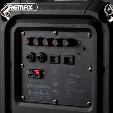 Колонка портативна бездротова з мікрофоном Bluetooth REMAX Song K Outdoor Portablae RB-X3 акустика - караоке чемодан