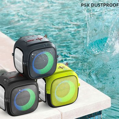 Портативная беспроводная Bluetooth колонка Hopestar Party-ONE Mini |BT5.0,5W,TWS, AUX/TF/USB,6h, IP5X| Черная