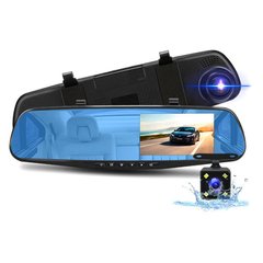 Автомобильный видеорегистратор зеркало DVR 138EH c камерой заднего вида