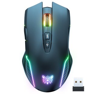 Игровая компьютерная мышь ONIKUMA CW905 2.4Ghz Wireless беспроводная RGB подсветка black