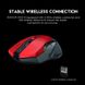 Ігрова бездротова комп'ютерна миша Fantech WG10 Raigor II 2.4Ghz Wireless 2000DPI сенсор PixArt red