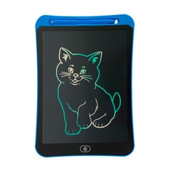 Графічний планшет кольоровий для малювання зі стілусом дитячий бездротовий LCD 8.5 дюймів Black-Blue