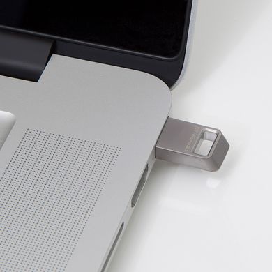 Флеш-накопичувач Kingston USB 3.1 DTMicro 128GB Metal Silver