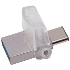 Флеш-накопичувач Kingston USB 3.0 DT MicroDuo 3C 2in1 6128Gb Флешка з роз'ємом Type-C/USB3.1