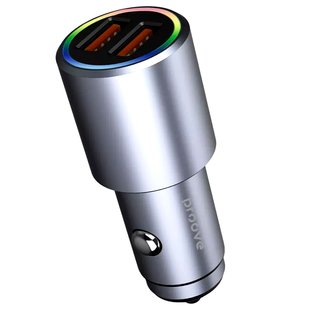 Автомобільний зарядний пристрій зі швидким заряджанням Proove Double Energy 2USB, QC3.0, 7A, 36W