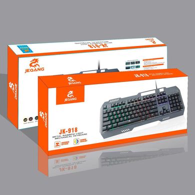 Игровая клавиатура JEQANG JK-918 c LED RGB подсветкой