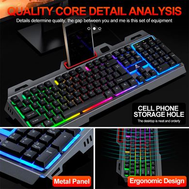 Игровая клавиатура JEQANG JK-918 c LED RGB подсветкой