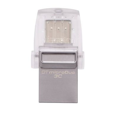 Флеш-накопитель Kingston USB 3.0 DT MicroDuo 3C 2in1 128Gb Флешка с разъемом Type-C / USB3.1