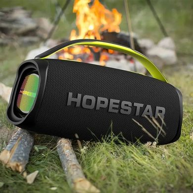 Портативная беспроводная Bluetooth колонка Hopestar A40 с Микрофоном Караоке |70 Вт, Bluetooth| Cиний