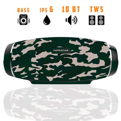 Портативна бездротова колонка Hopestar Original H27 Bluetooth Speaker Camouflage