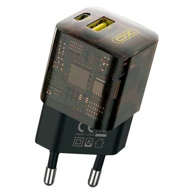 Зарядний пристрій XO CE05 1USB/1Type-C PD30W+QC3.018W кабель Type-C - Lightning