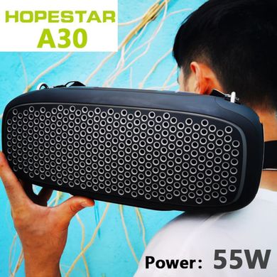 Портативна бездротова колонка Bluetooth Hopestar A30 55W Black