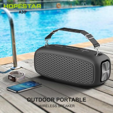 Портативна бездротова колонка Bluetooth Hopestar A30 55W Black