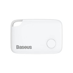 Бездротовий смарт-трекер BASEUS Intelligent T2 брелок для пошуку ключів та речей з телефону Android & IOS White
