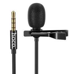 Микрофон петличный HOCO Desired wired mini Clip microphone DI02 |AUX, 2M|