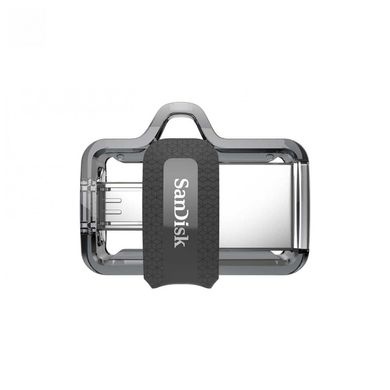 Флеш-накопичувач SanDisk Ultra Dual 64GB USB 3.0 OT (150 Mb/s) Флешка з роз'ємом microUSB/USB3.0
