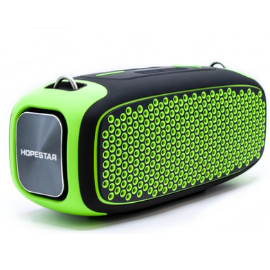 Портативная беспроводная Bluetooth колонка Hopestar A30 55W Black Green