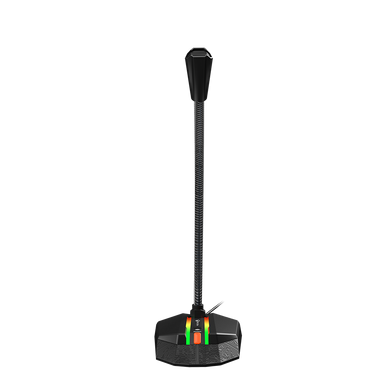 Мікрофон ігровий MeeTion MT-MC15 RGB USB на гнучкій шийці black