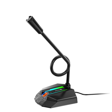 Мікрофон ігровий MeeTion MT-MC15 RGB USB на гнучкій шийці black