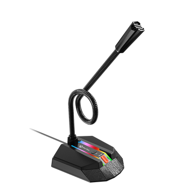 Мікрофон ігровий MeeTion MT-MC15 RGB USB на гнучкій шийці black