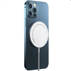Беспроводное зарядное устройство Usams US-CD155 для Apple iPhone 12, 15W, 2A Type-C (магнитный) MagSafe White