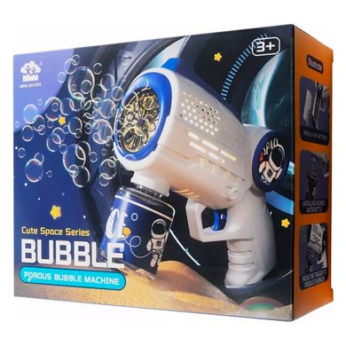 Пістолет для мильних бульбашок на батарейках Bubble Gun R1 red