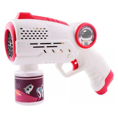 Пістолет для мильних бульбашок на батарейках Bubble Gun R1 red