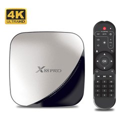 Смарт ТВ-приставка Rockchip TV BOX X88 Pro 2/16, Smart TV Box на Android (Android), RAM 2GB HDD 16GB