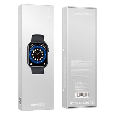 Смарт-годинник Hoco Y5 Pro Smart watch |BT Call, Track, HeartRate, IP68| Black