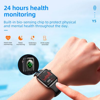 Смарт-часы Hoco Y5 Pro Smart watch |BT Call, Track, HeartRate, IP68| Black