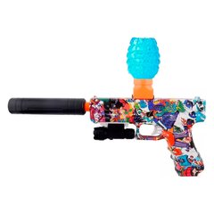 Водяной пистолет с гидрогелевыми шариками Glock 1911 colorful