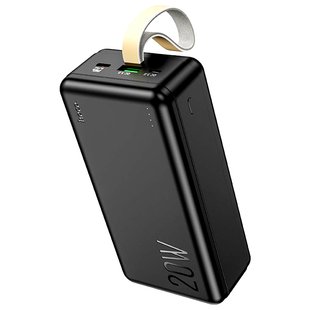 Внешний аккумулятор повербанк power bank HOCO Tacker J87B 30000mAh |2Type-C/1USB, QC/PD, 20W/3A| Black