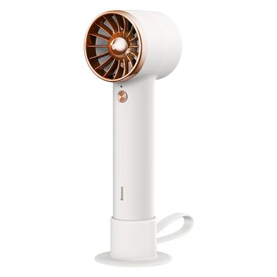 Вентилятор портативний BASEUS Flyer Turbine Handheld Fan High Capacity | 4000mAh, 17H, 2A | white