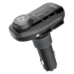Авто FM модулятор HOCO E45 Bluetooth + 2 USB 3.1A + microSD, трансмиттер для авто